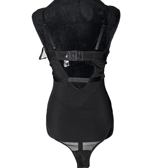 Whimsy Goth Black Satin Corset & Skirt Set Size Small - Picture 5 of 10